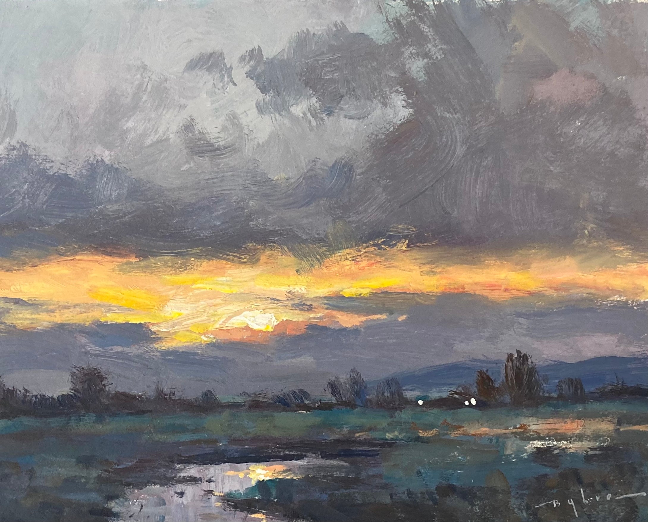 ‘Evening Descending’